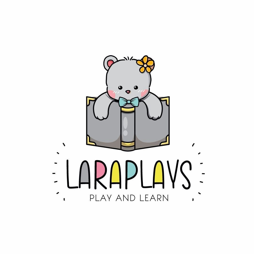 LaraPlays bear reading a book